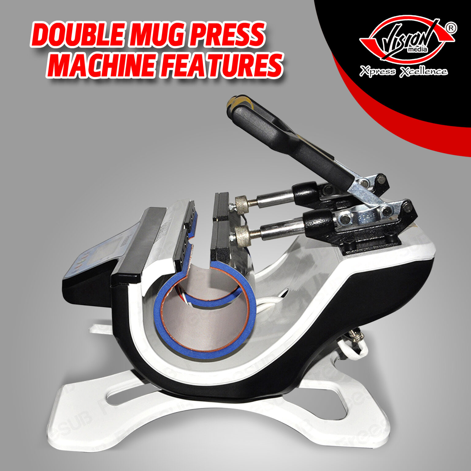 Dual Mug Press Machine