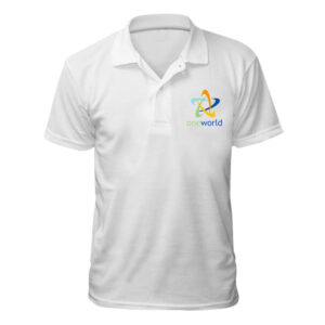 TSHIRT COLLAR white  (MOQ-10PES)
